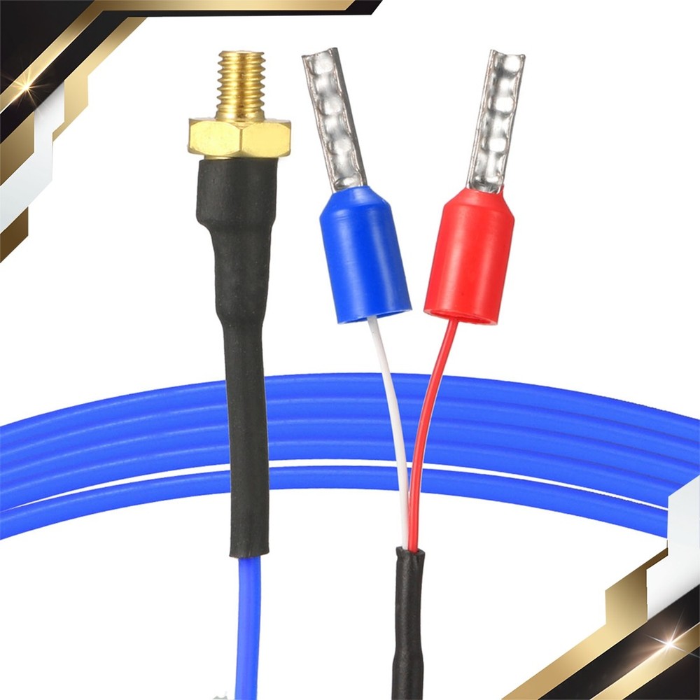 1Pack K Type Thermocouple Temperature Sensor Probe 1M Cable M4 Thread