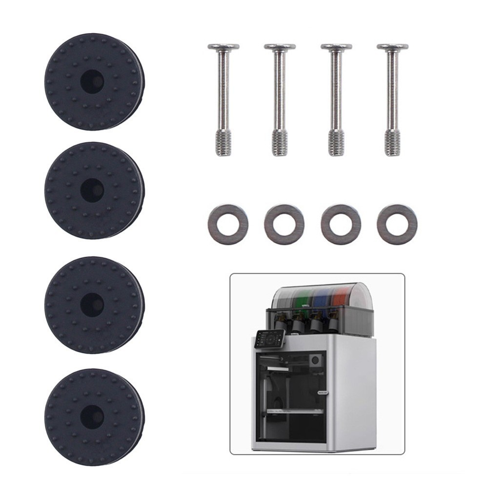 Rubber Silicone Anti Vibration Feet for Bambu For Lab H2D Printer Replacement