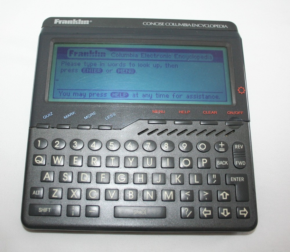 Franklin Concise Columbia Encyclopedia EC-7000 With Case & User Manual