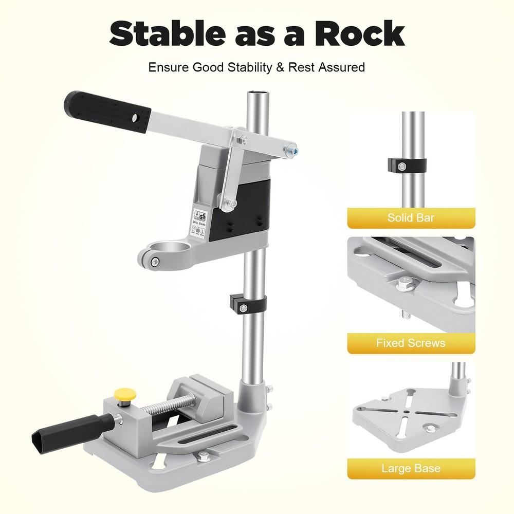 Universal Drill Press Stand Single Head Drill Stand Tool Bench Clamp Electric