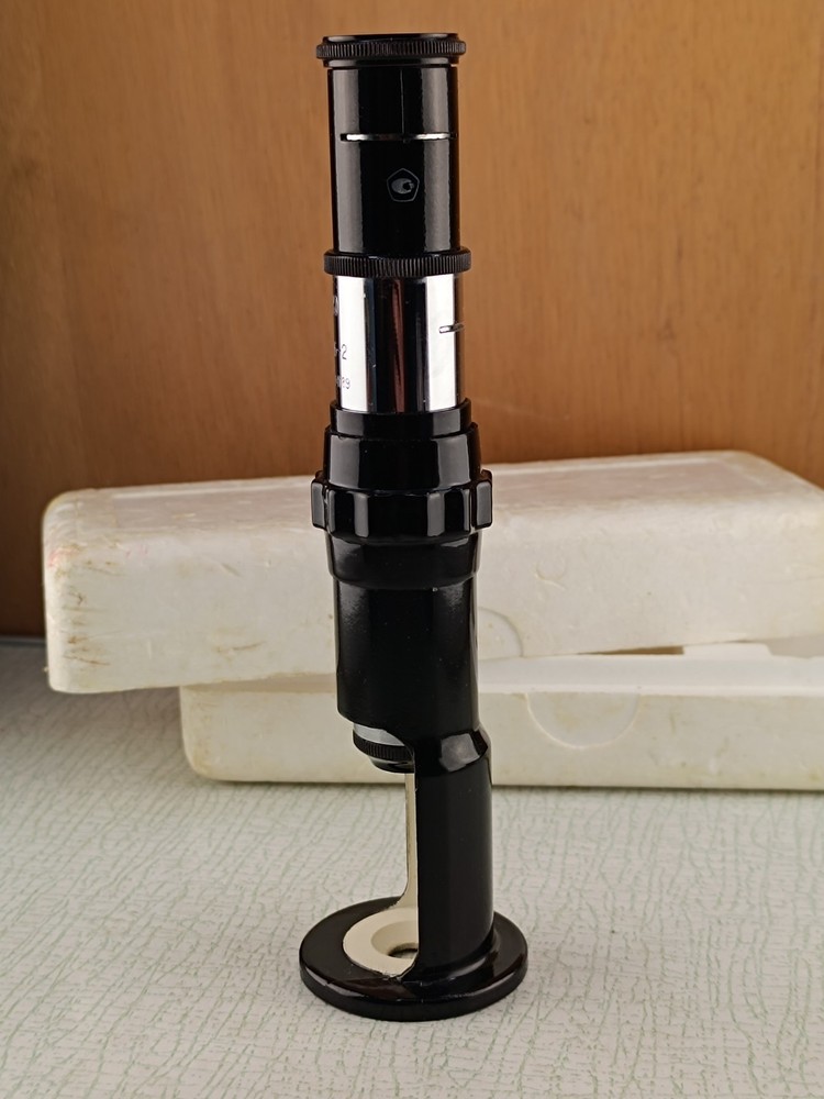 Vintage Soviet Microscope MPB - 2 Brinelli counting microscope USSR