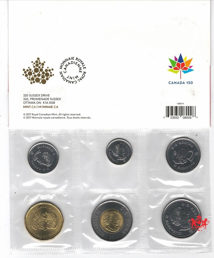 2017 Canada Proof Like Set - Royal Canada Mint -