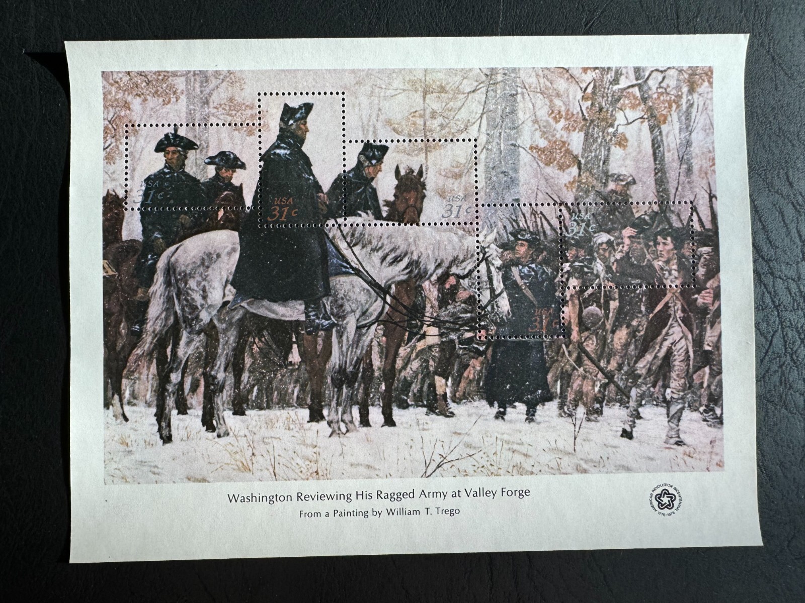 Scott #1686-1689 Bicentennial Collection of 4 Souvenir Sheets (1976)