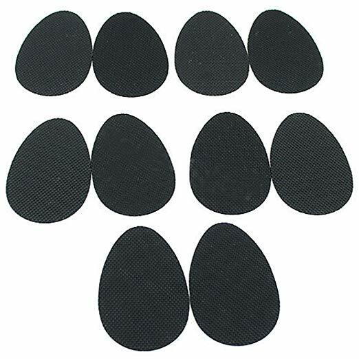 10-Pair Anti-Slip Shoe Heel Grip Protector Pads - Non-Slip Cushion Adhesive