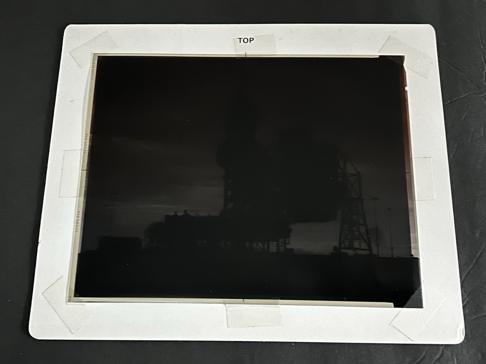 1982 NASA KSC Space Shuttle Columbia STS-4 Launchpad Presentation Transparency