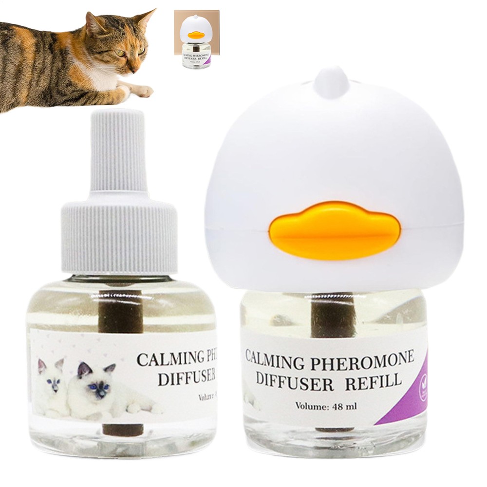 Cat Calming Diffuser Support Soothing Stress Heating Diffuser Cat Pheromones