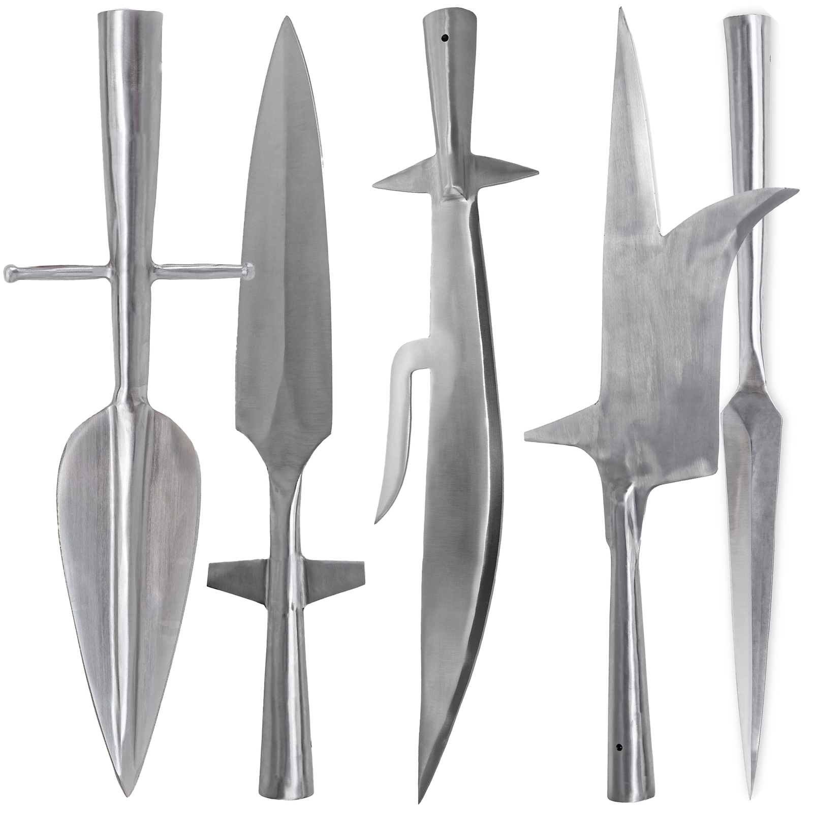 Hand Forged Medieval Inspired Predrilled Spear Head Collection Historical Replic