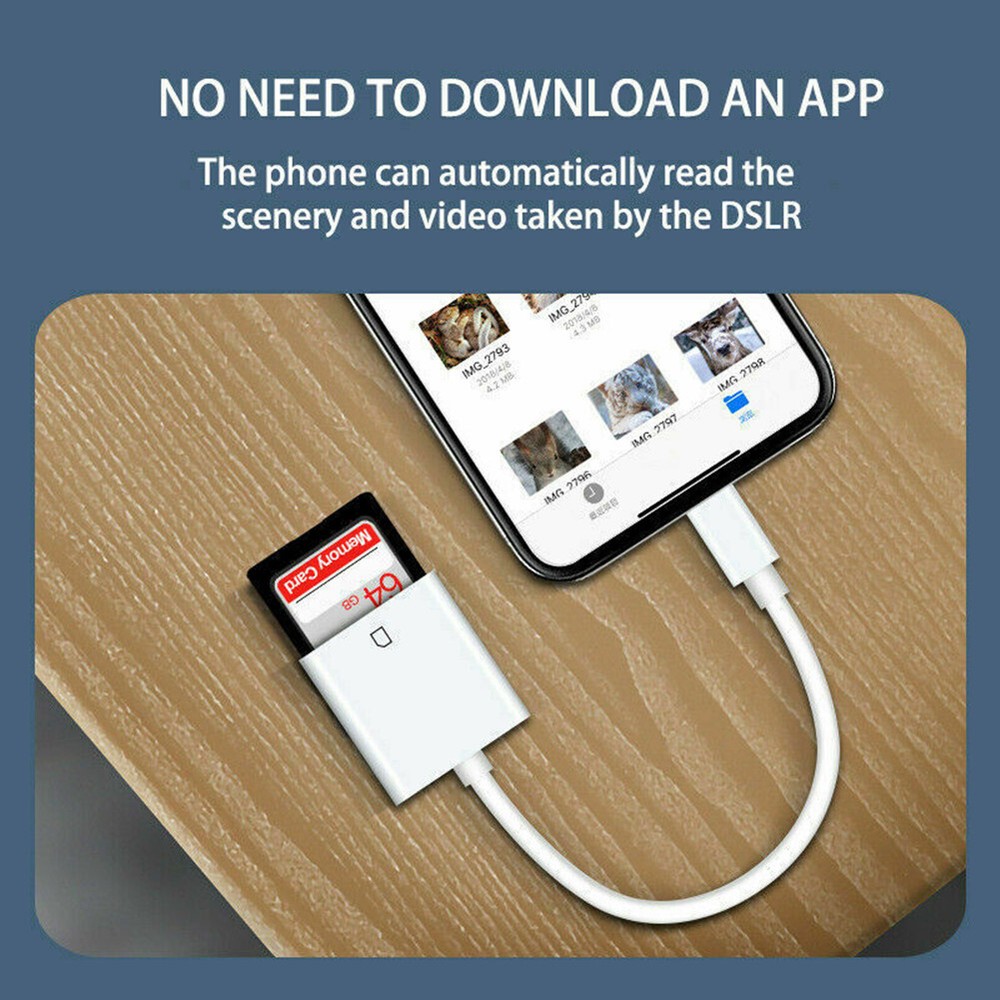 USB C SD Card Reader Type-C to SD Card Camera Reader Adapter for Android