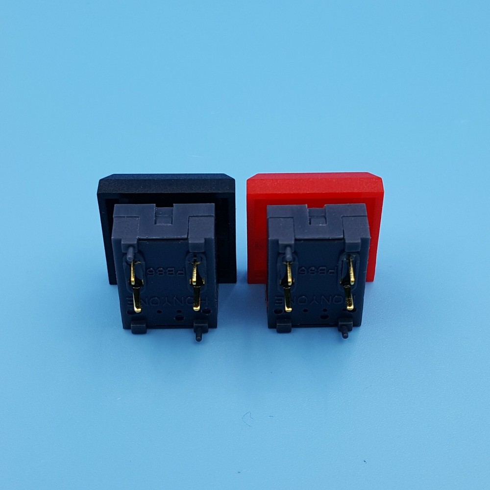 10Pcs PB86-B0 Large Cap 4Pin Momentary SPDT Square Push Button Switch