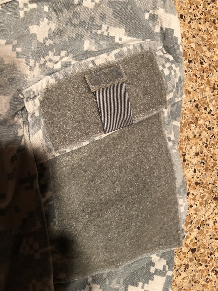 coat army combat uniform gi bdu medium long digital camo Zipper