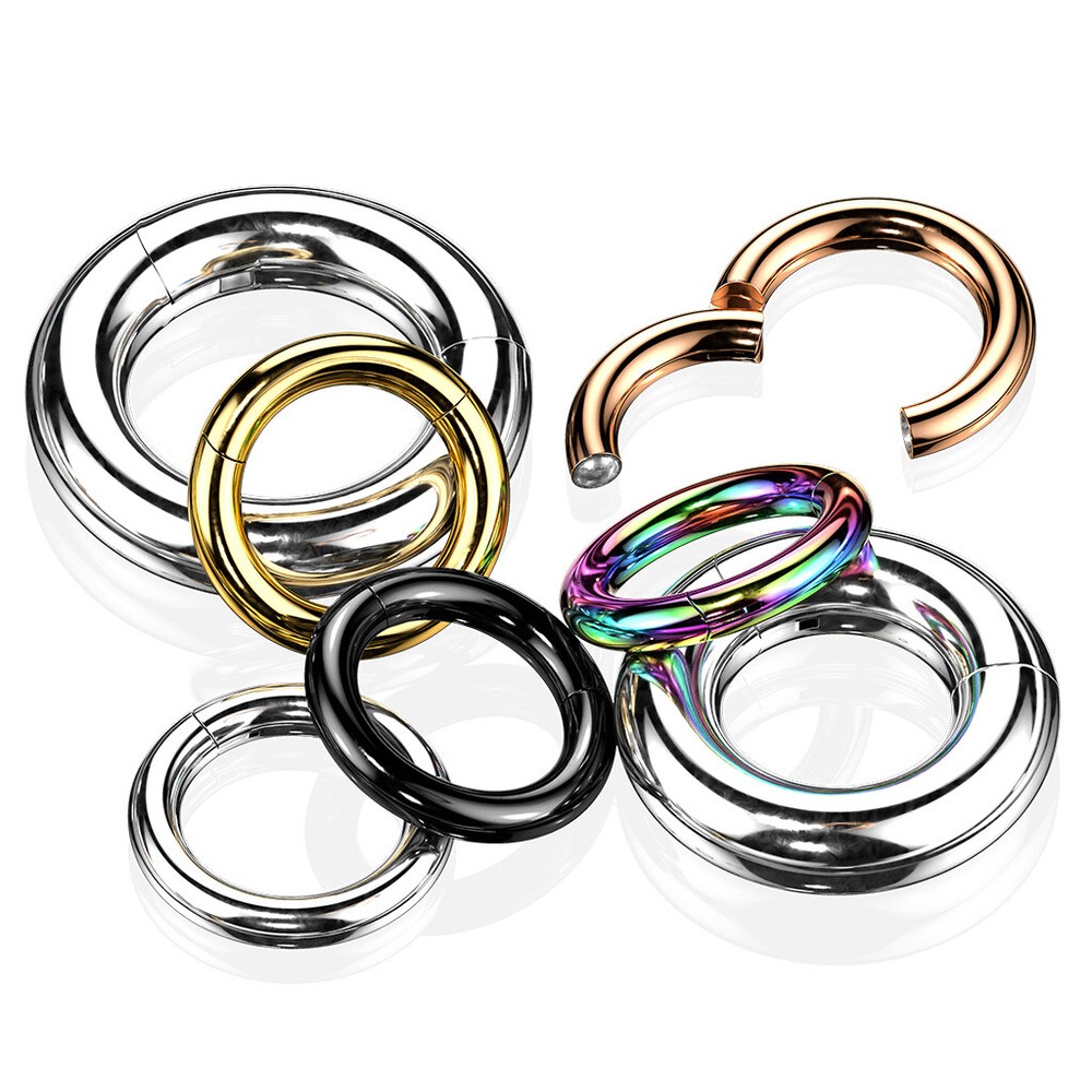 1 Pc Big Gauge High Quality Precision Hinged Cliker Segment Rings
