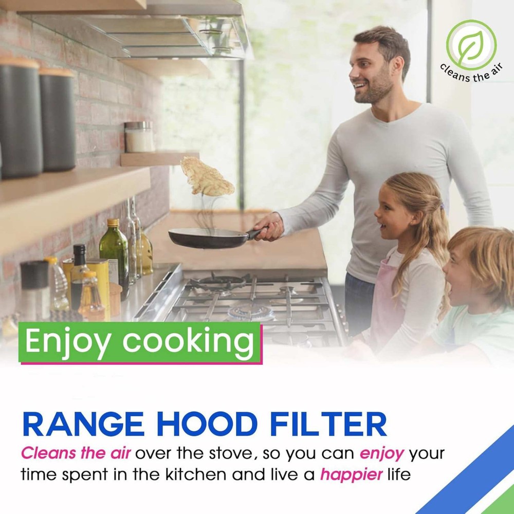 2 Pack Durable 8in*8in Aluminum Range Hood Filter For Ventline BCC024600