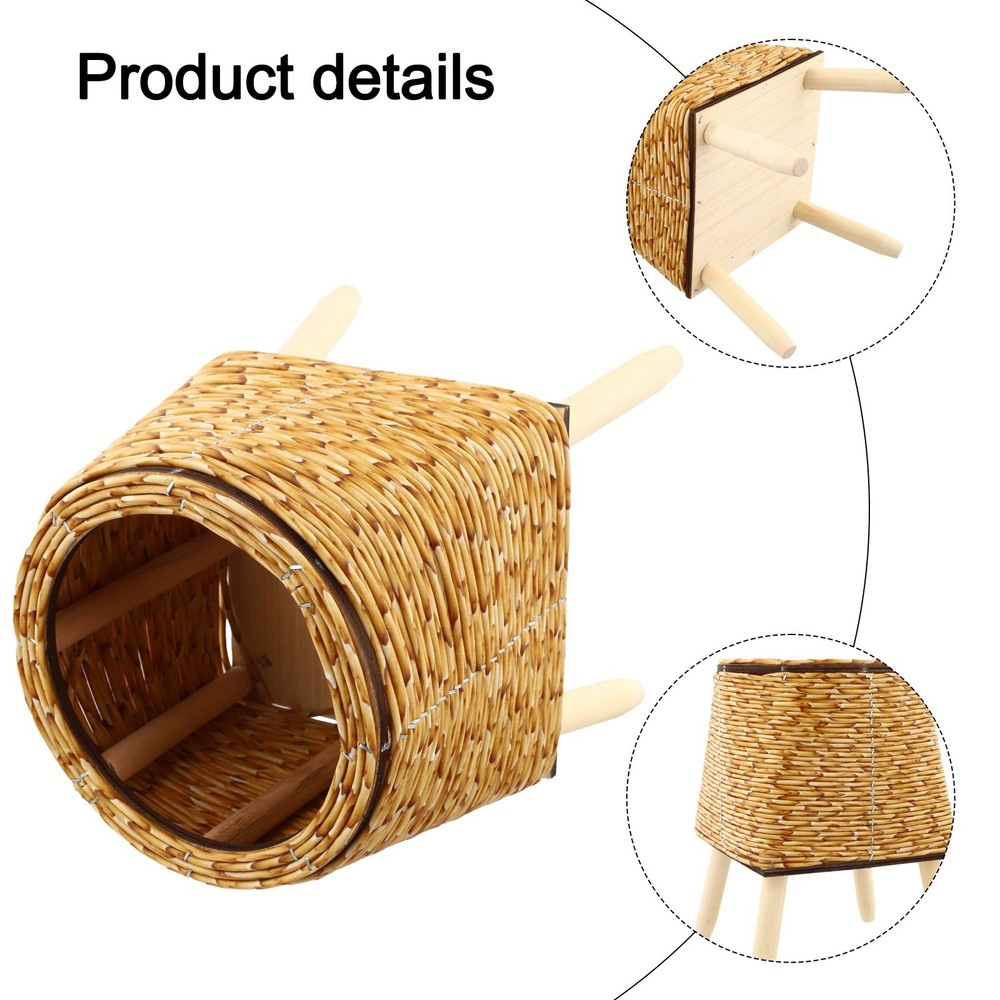 Desktop Plant Storage Compact Design Plant Storage Solution Good Straw Material