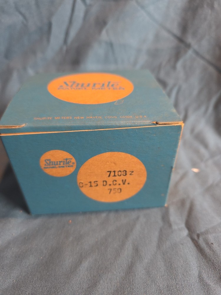 Shurite 7108-Z 0-15  D C. V  panel meter