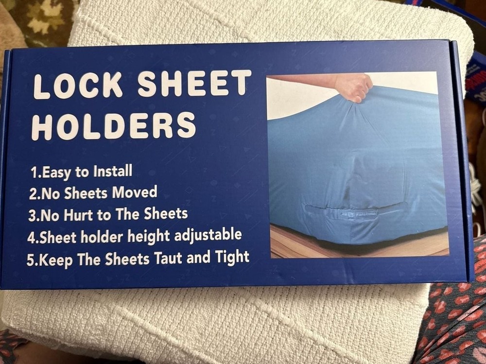 Breakdark Lock Sheet Holders Adjustable Mattress Bed Sheet Fasteners