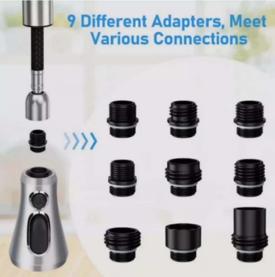 Standard Universal Spray Head Pull Down Kitchen Faucet Replacement Part /&+%