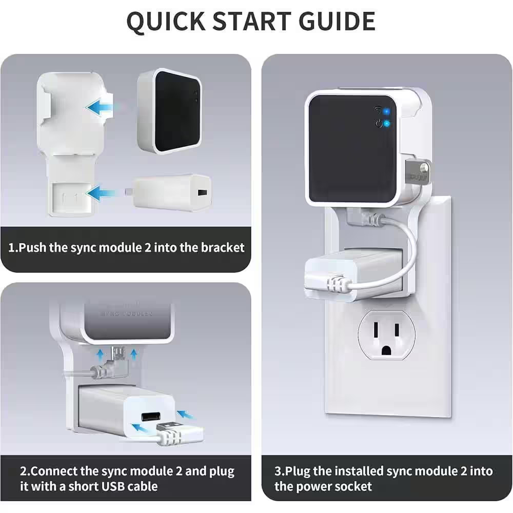 256 GB USB Flash Drive and Wall Mount with Short Cable – Declutter, save Space,