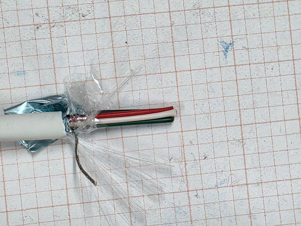 Liberty AV 22/6C Shielded Plenum Security/Control Cable CMP White /50ft