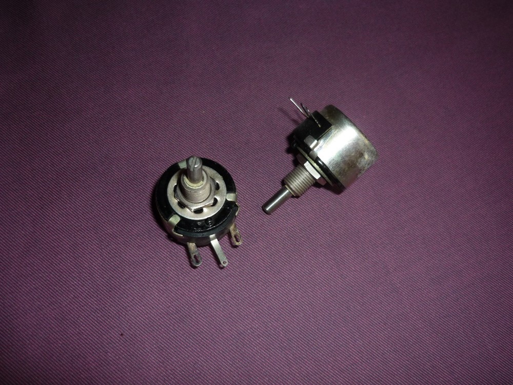 2pcs. 100Ohm 5% Vintage Wire-wound Variable Resistor USSR PP3-12 / ПП3-12