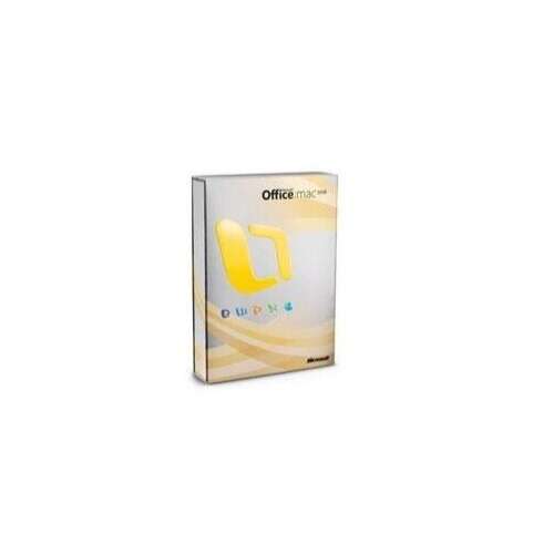 MICROSOFT OFFICE MAC 2008 UPGRADE, PART 731-01769 - NEW