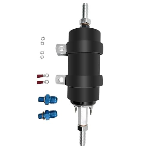 High Flow 290LPH Inline Fuel Pump with Installation Kit - Replacement for