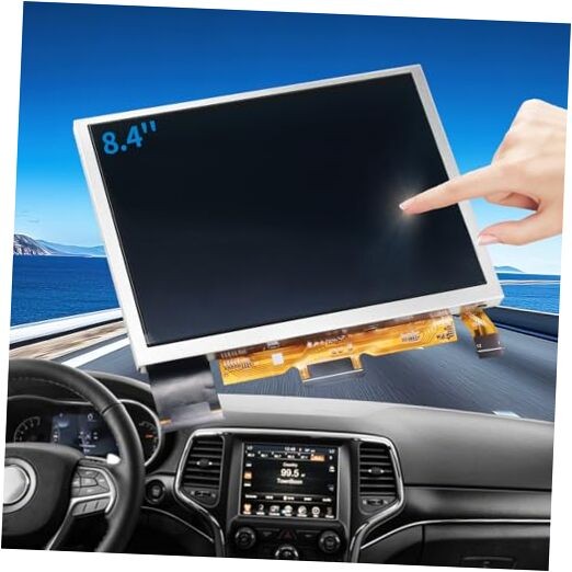 8.4" Uconnect 4 LCD Screen Digitizer Replacement TDO-XGA084, Touch Screen for