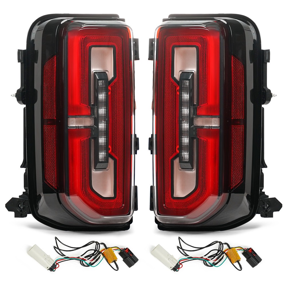 Halogen Upgrade LED Tail Lights For 2021-2026 Ford Bronco Base Left+Right Pair