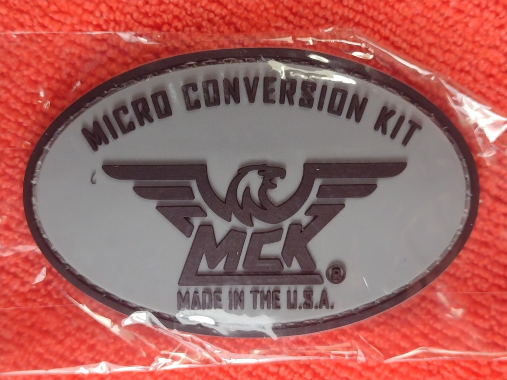 MCK Micro Conversion Kit Tactical Morale Patch SHOT-SHOW PVC H&L NOS NIP