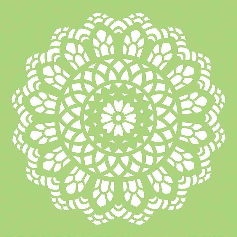 Kaisercraft Designer Template 6"X6" Mandala