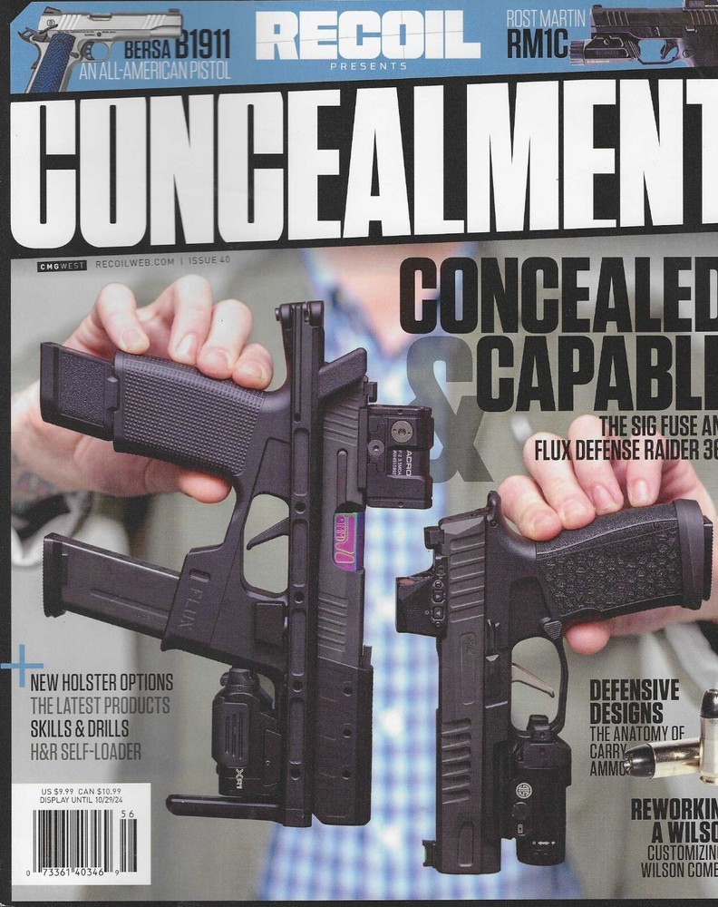 RECOIL Concealment  Issue 40 2024 Concealed & Capable