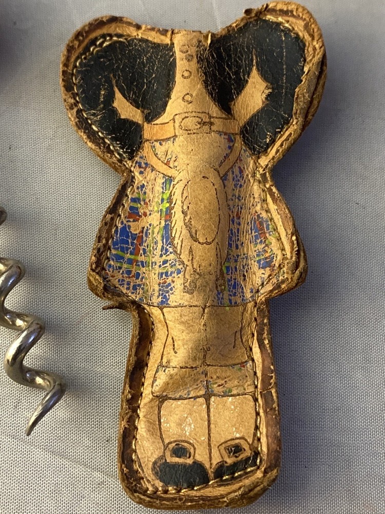 Rare Catalin Art Deco Bakelite Corkscrew W/Original Sheath