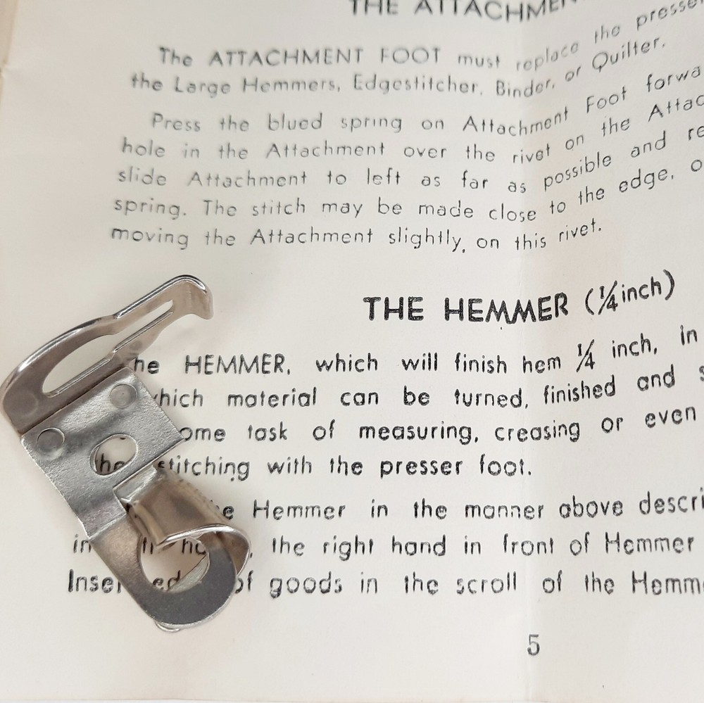 Vintage Sewing Attachments Edgestitcher Multi Slotted Binder Ruffler and More