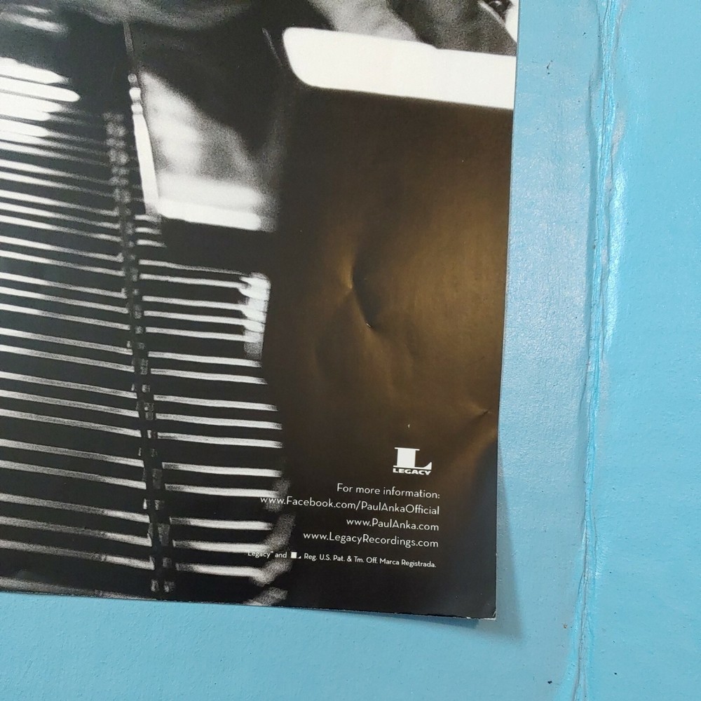 Paul Anka 2005 Rock Swings Original 11 x 17 Promo Poster