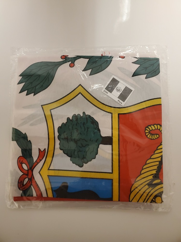 Peru Flag Size 3x5 Polyester