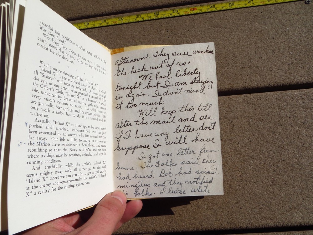 WW2 USN US Navy CB Seabees Construction Training Camp Edicott Souvenir Booklet