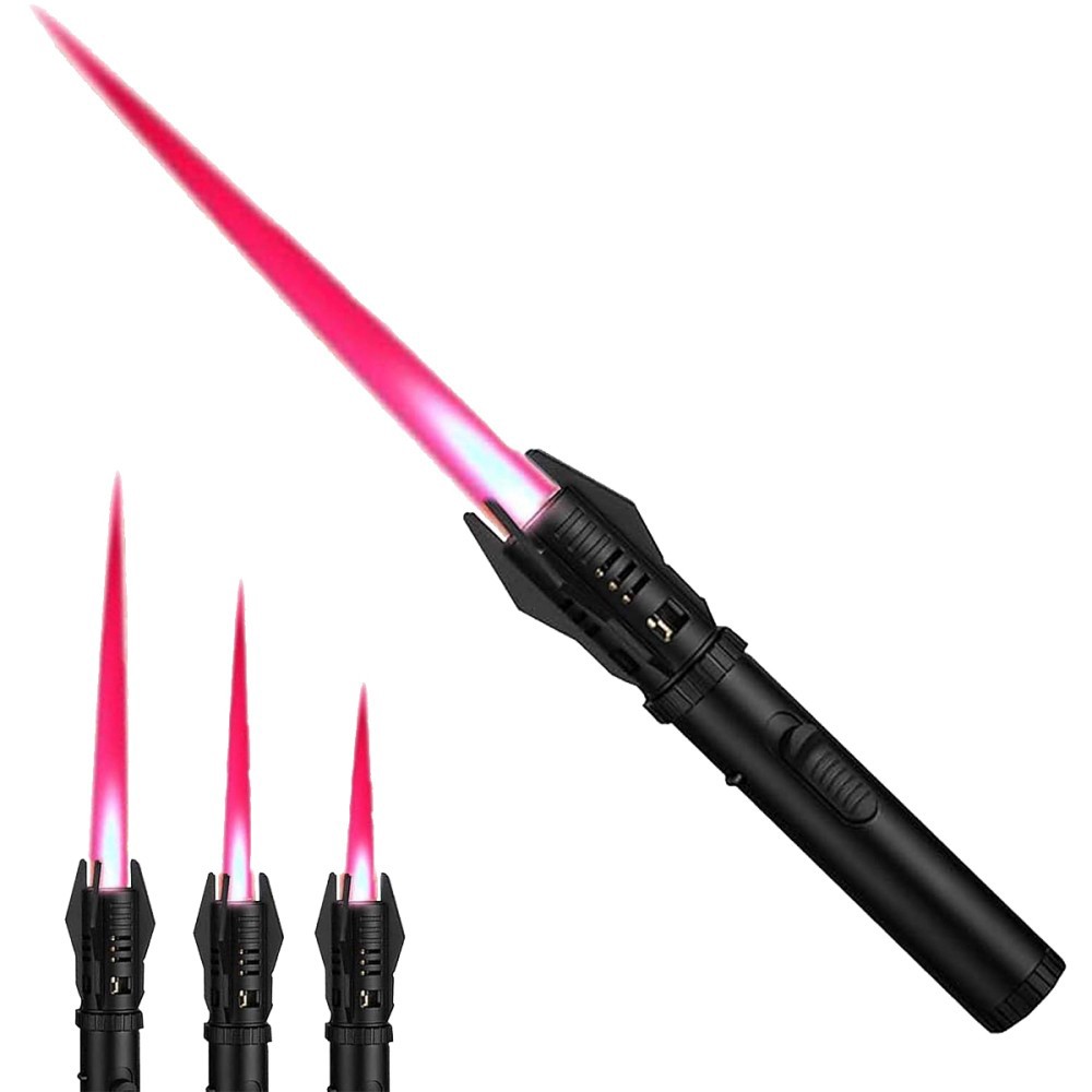 Jet Flame Lighter Refillable Storm Lighter Windproof Long Stick Lighter
