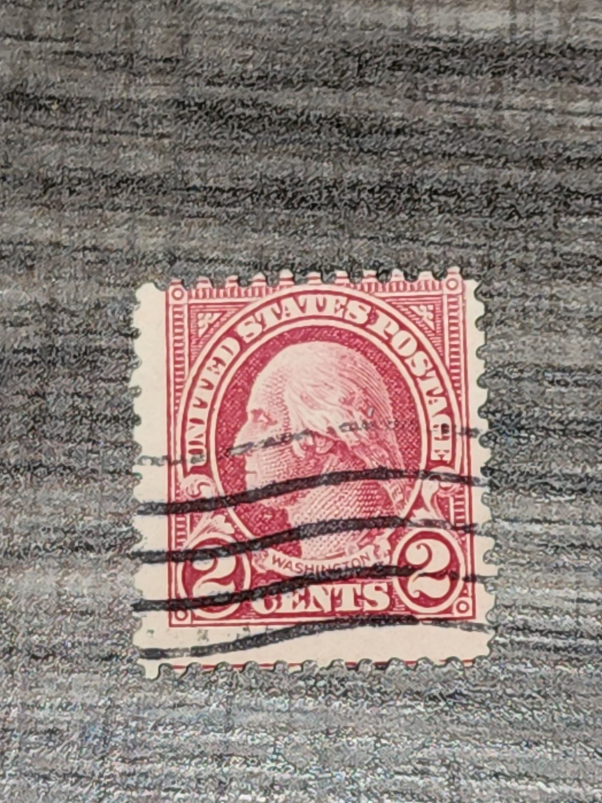 US Unchecked Red Washington 2c Stamp Used - #E423