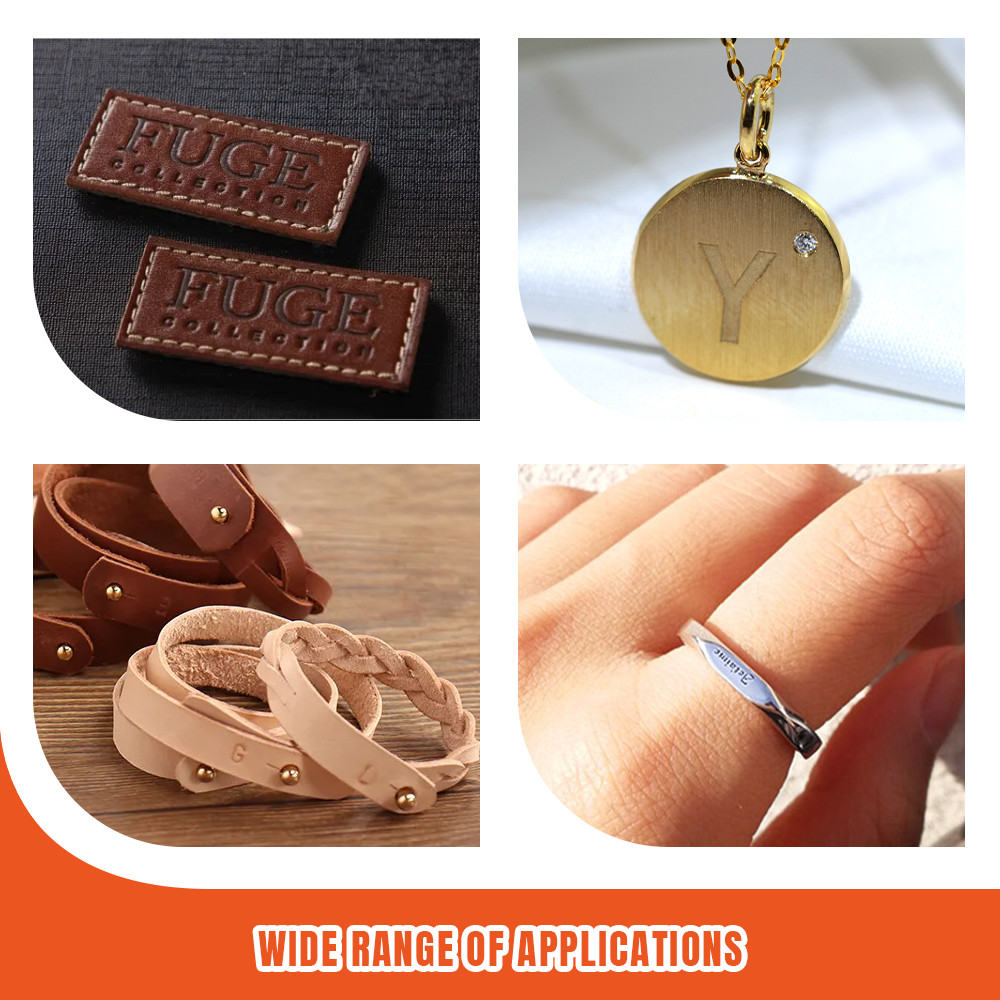 6MM 1/4" 36PCS Letter & Number Stamp Punch Set for Imprinting Metal Wood Leather