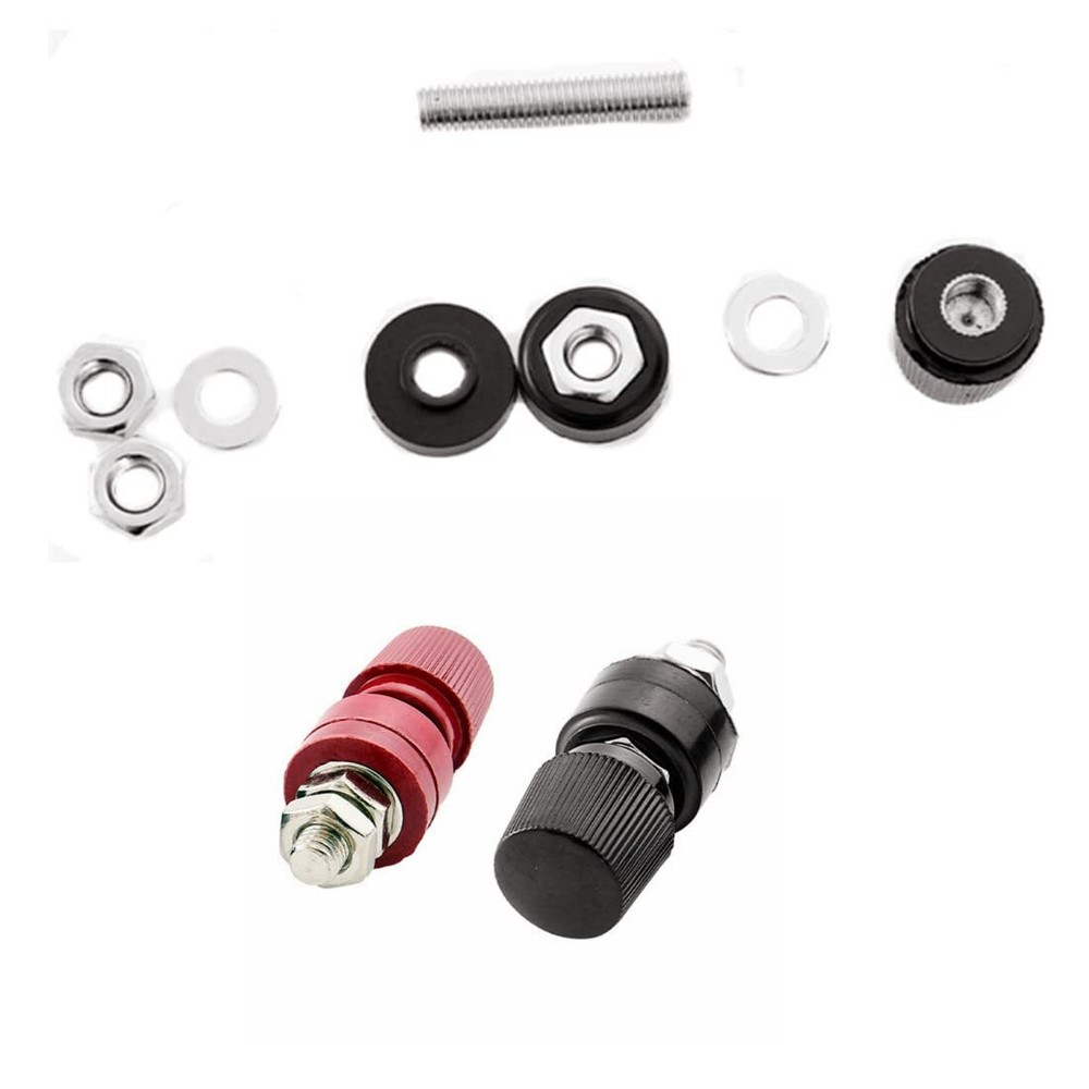 GDQLCNXB 8PCS 555 Terminal Binding Post M8 Threaded Diameter JR2069