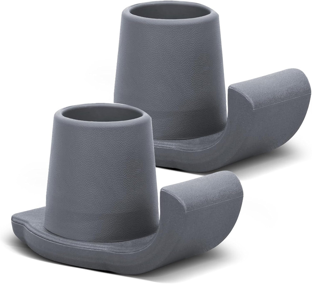 Walker Ski Glides, 2 Pack Durable Ski Glides for Folding Walkers, Universal Fit