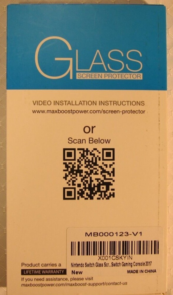 Maxboost Glass Screen Protector Nintendo Switch 2017.G100