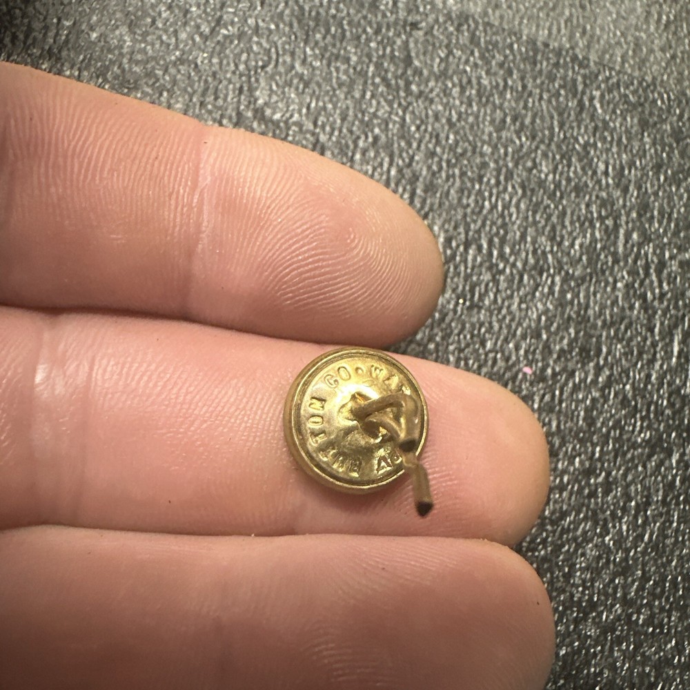 VMI Cadet Cap/hat Button 1890s Waterbury Co