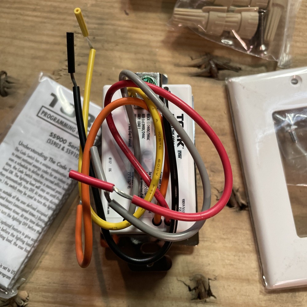 🔴Tork SS910🔴24/7 Timer In-Wall Digital The Code Time Switch 24V 50/60Hz‼️