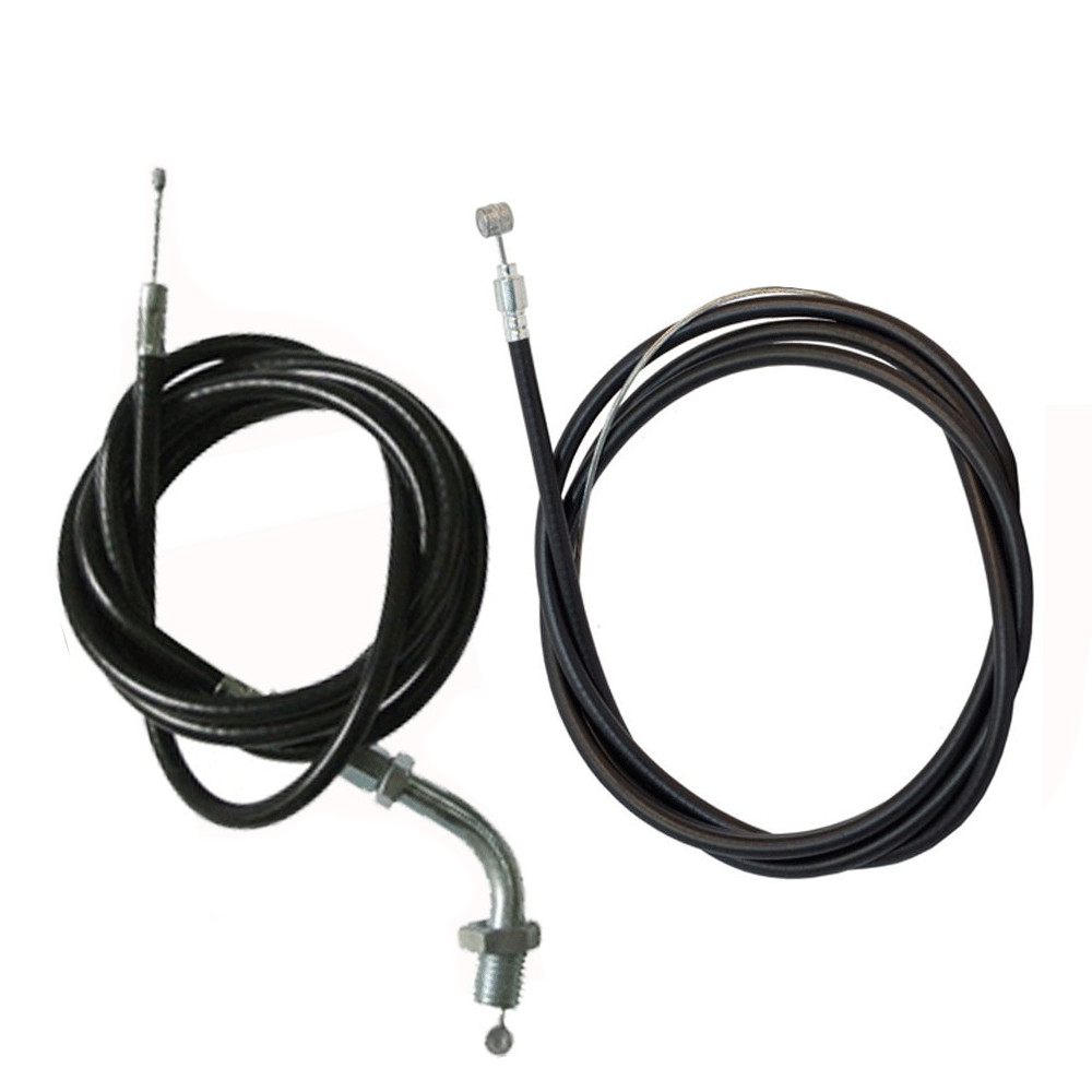 Replace for 49cc 66cc 80cc Motorized Bicycle Throttle Cable & Clutch Cable Line