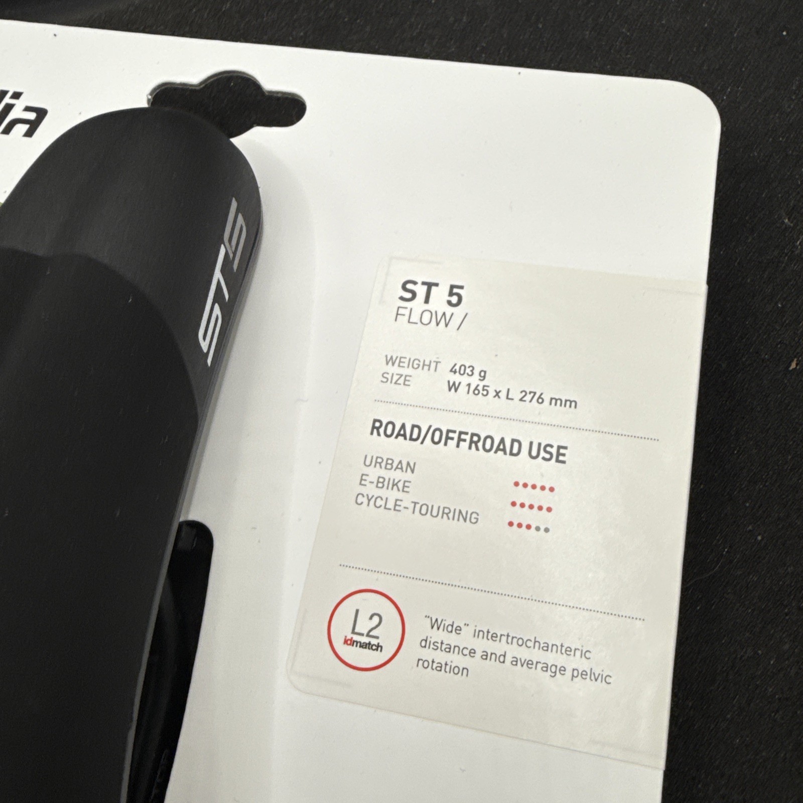 Selle Italia St5 Flow L2 165mm Cycling Saddle Seat (9419-3)