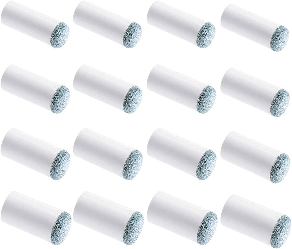 80 Pcs Assorted Size Pool Cue Tips Replacement Kit Slip on Billiard Cue Tips 4 S