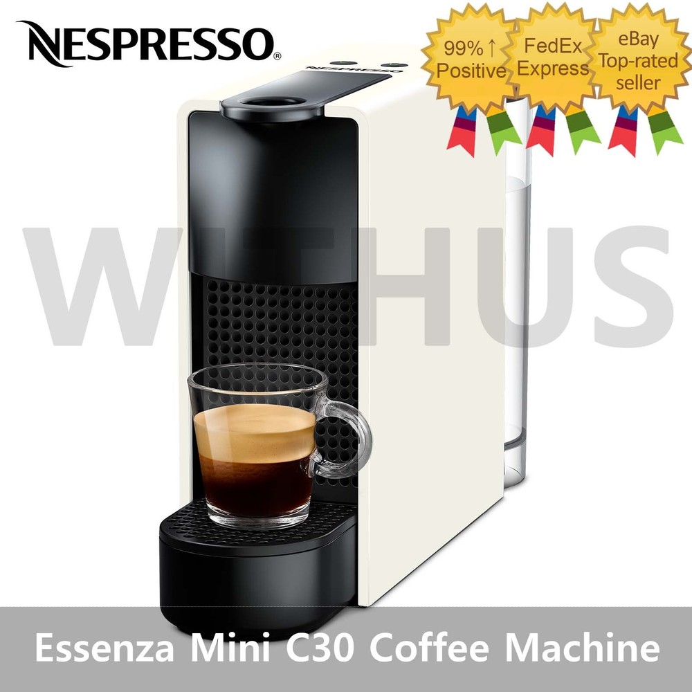 Nespresso Essenza Mini C30 Coffee Machine 220-240V - White=