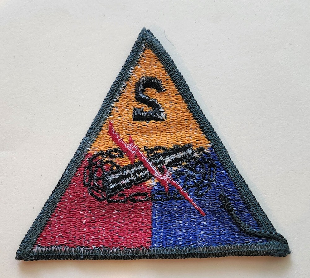 US ARMY 2ND ARMORED DIVISION HELL ON WHEELS USGI US GOVERNMENT ISSUE PATCH!