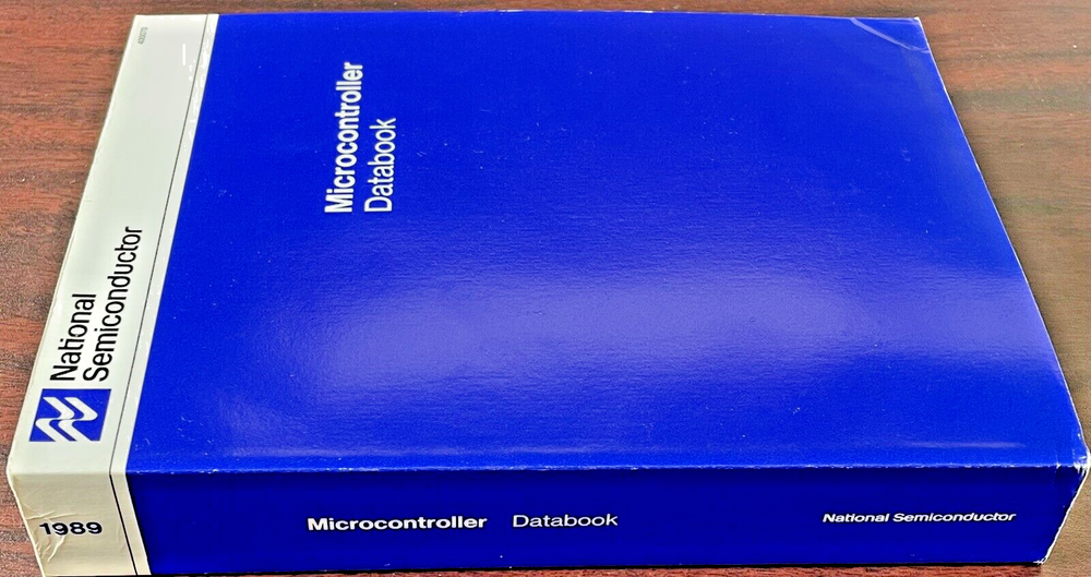 NATIONAL SEMICONDUCTOR 1989 Microcontroller Databook, NICE