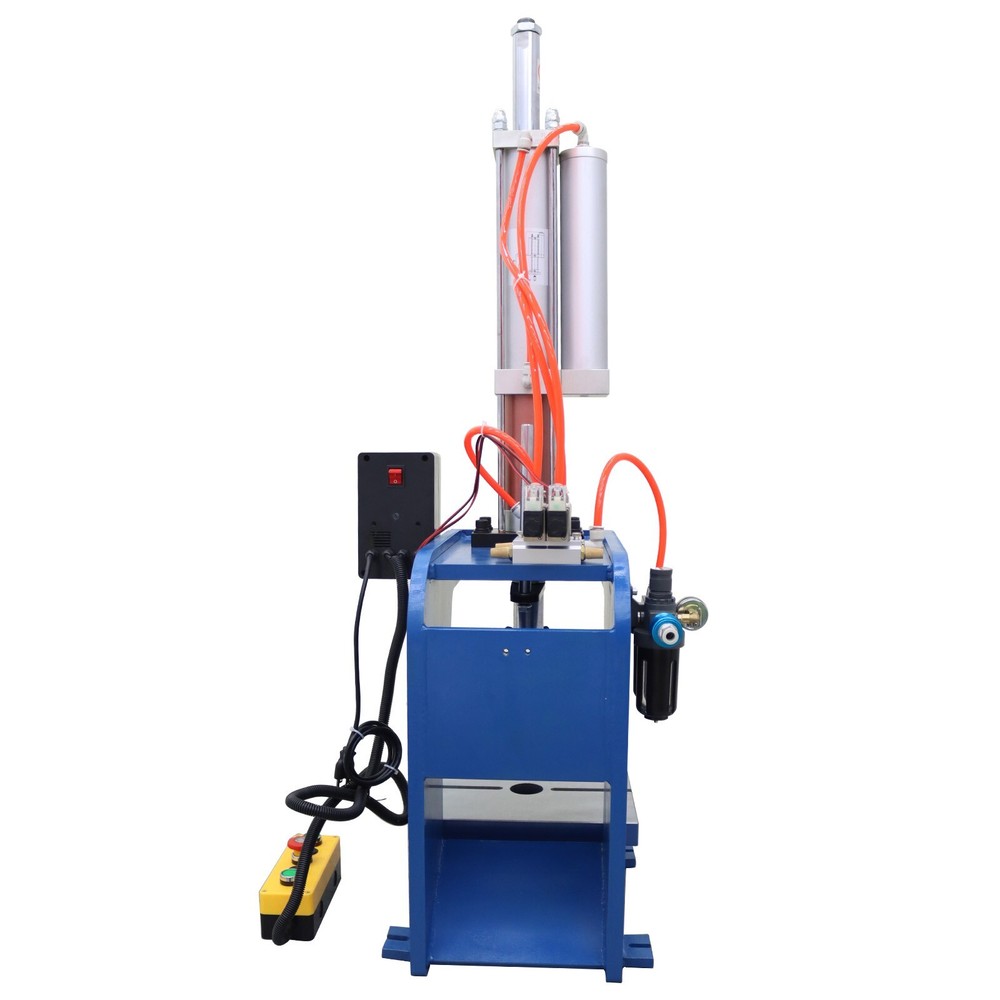 110V Double Button Pneumatic Punch Press Machine 6613lb/3000kg with Controller